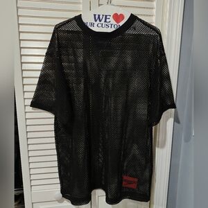 Speedo black mesh shirt Large